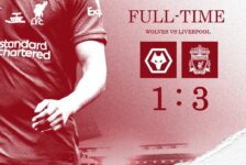 Full-Time: Wolves 1 Liverpool 3