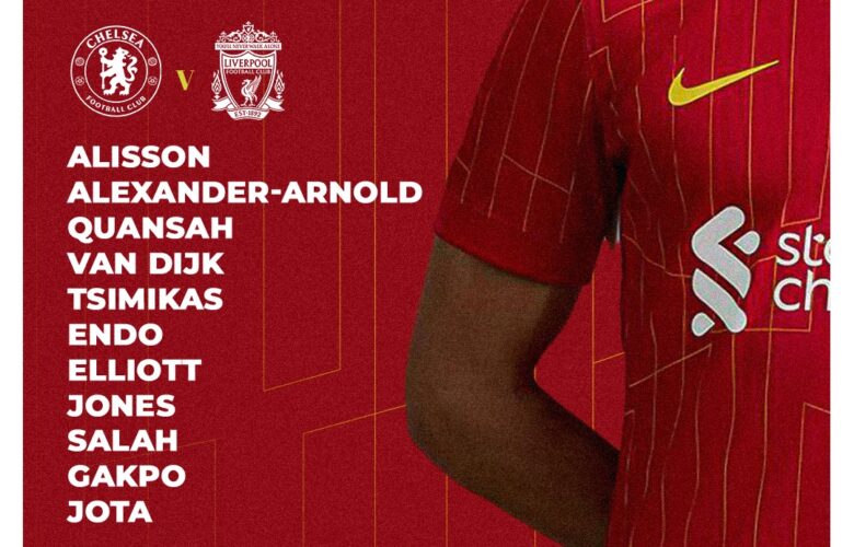 Liverpool team vs Chelsea premier League Stamford Bridge may 4 2025