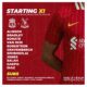 Liverpool team vs Crystal Palace Premier league Anfield 25th of May 2025