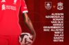 Confirmed: Liverpool team vs Burnley