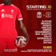 Confirmed: Liverpool team vs Everton