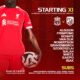 Liverpool team VS Atletico Madrid Champions League Anfield 17th of September 2025