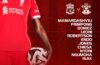 Liverpool starting XI graphic vs Southampton in the Carabao Cup at Anfield. Mamardashvili, Frimpong, Gomez, Leoni, Robertson, Endo, Jones, Chiesa, Nyoni, Ngumoha, Isak. Subs: Woodman, Kerkez, Bradley, Williams, Pilling, Morrison, Gordon, Danns, Ekitike.