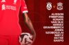 Liverpool starting XI graphic vs Galatasaray (Champions League, 20:00 BST) showing Alisson, Frimpong, Konaté, Van Dijk, Kerkez, Gravenberch, Jones, Szoboszlai, Wirtz, Ekitike, Gakpo. Subs include Salah, Isak, Mac Allister, Robertson and others.