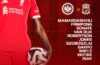 Graphic showing Liverpool’s starting XI to face Eintracht Frankfurt in the Champions League. The lineup includes Mamardashvili, Frimpong, Konaté, Van Dijk, Robertson, Jones, Szoboszlai, Gakpo, Wirtz, Ekitike, and Isak, with the match kicking off at 20:00 BST at Deutsche Bank Park.