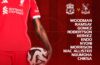 Liverpool starting XI vs Crystal Palace showing Woodman, Ramsay, Gomez, Robertson, Kerkez, Endo, Nyoni, Morrison, Mac Allister, Ngumoha, and Chiesa.