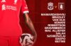 Liverpool starting XI graphic vs Aston Villa showing Mamardashvili, Bradley, Van Dijk, Konate, Robertson, Gravenberch, Mac Allister, Salah, Szoboszlai, Gakpo, and Ekitike.