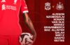 Confirmed: Liverpool team vs Newcastle