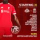 Liverpool XI vs Sunderland graphic showing Alisson, Endo, Konate, Van Dijk, Robertson, Salah and Gakpo in starting lineup at Stadium of Light.