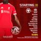 Liverpool starting XI graphic for Wolves vs Liverpool in the FA Cup, showing Alisson, Jones, Gomez, Van Dijk, Robertson, Gravenberch, Mac Allister, Salah, Szoboszlai, Ngumoha and Gakpo.
