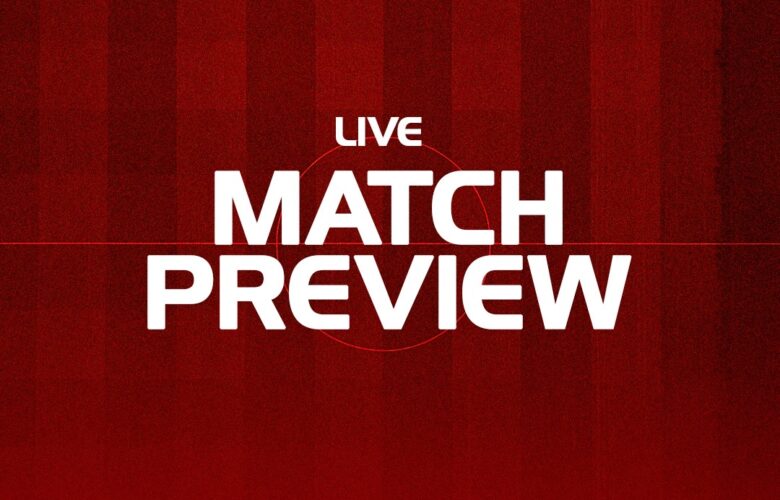 Match preview graphic for Liverpool’s FA Cup quarter-final away to Manchester City at the Etihad Stadium.