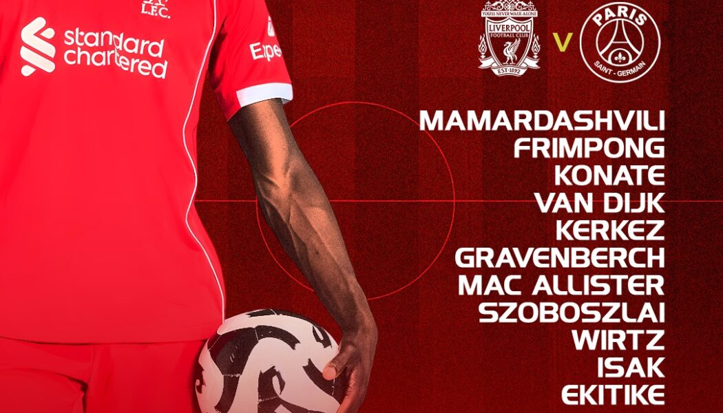 Liverpool players prepare for PSG at Anfield as Alexander Isak starts in Liverpool’s Champions League quarter-final second leg