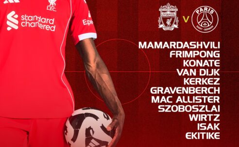 Liverpool players prepare for PSG at Anfield as Alexander Isak starts in Liverpool’s Champions League quarter-final second leg