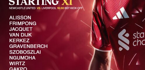 Confirmed: Liverpool team vs Newcastle United