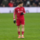 Florian Wirtz in action for Liverpool during a Premier League match at Craven Cottage