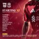 Liverpool starting XI graphic for the Premier League match away to Ipswich Town at Portman Road.