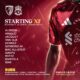 Liverpool starting XI for the Premier League match against Bournemouth at the Vitality Stadium