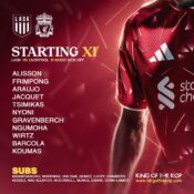 Liverpool team vs LASK Champions League 14 October 2026